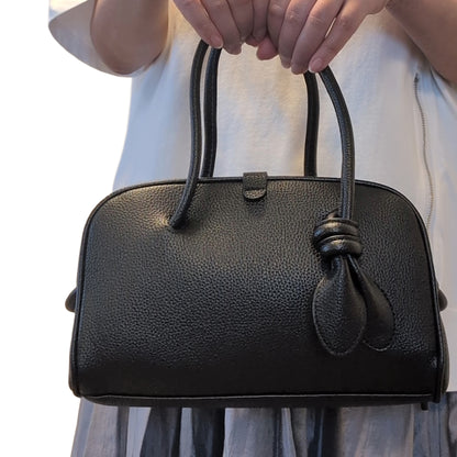 PUシュリンクレザー ミニボストンバッグ