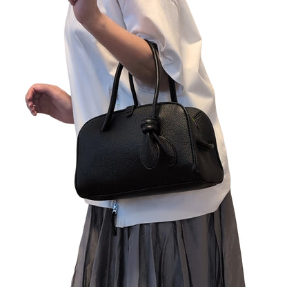 PUシュリンクレザー ミニボストンバッグ