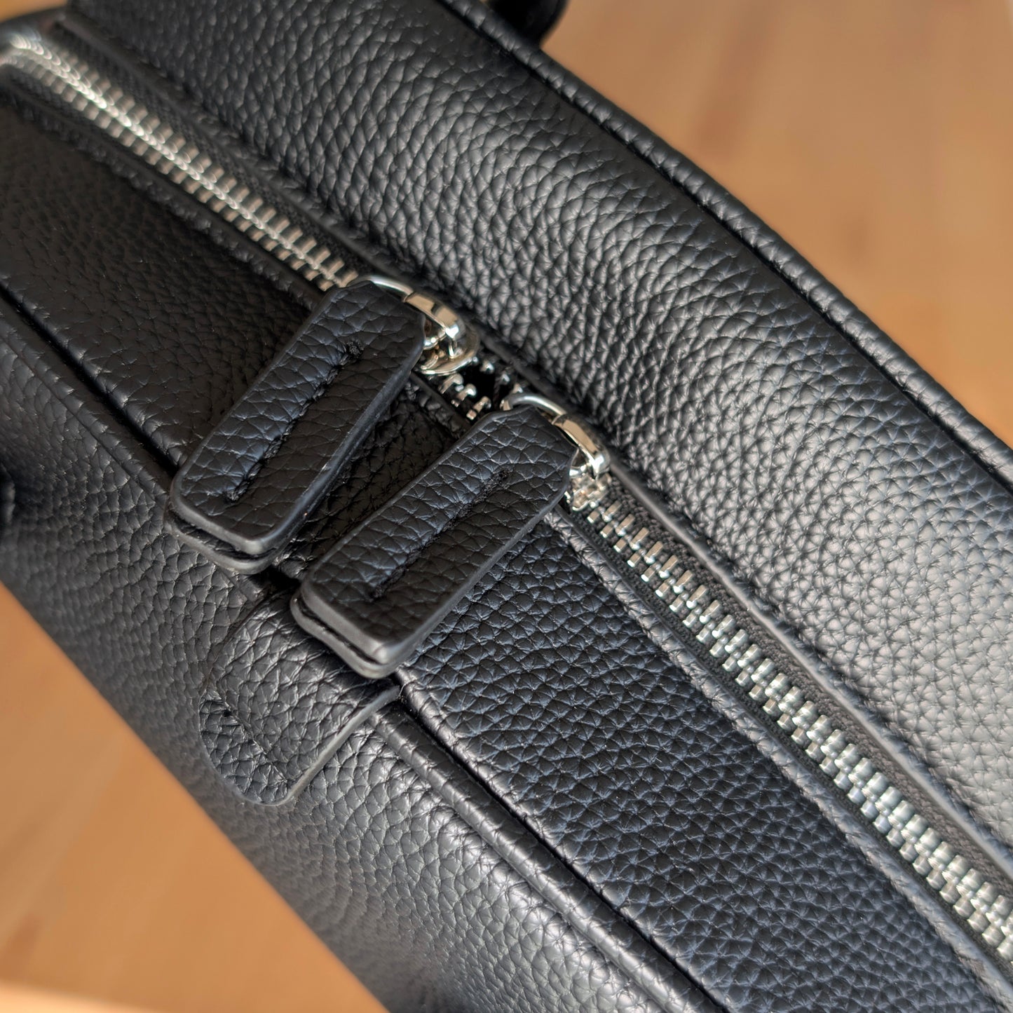 PUシュリンクレザー ミニボストンバッグ