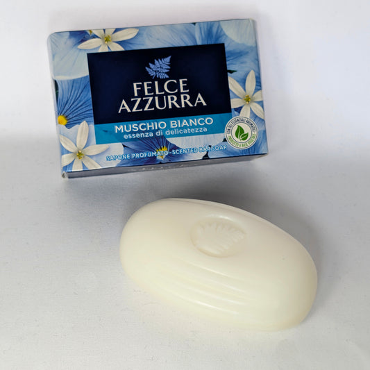 [イタリア直輸入] フェルチェアズーラ FELCE AZZURRA 固形石鹸フレスコ（ホワイトムスク）100g 3個セット